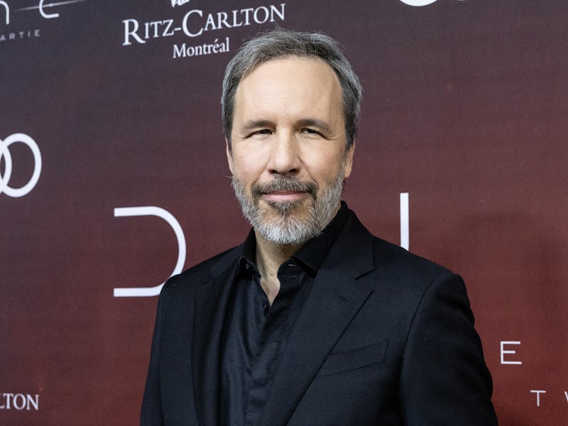 French-Canadian filmmaker Denis Villeneuve arrives for the premiere of "Dune: Part 2" in Montreal, C...