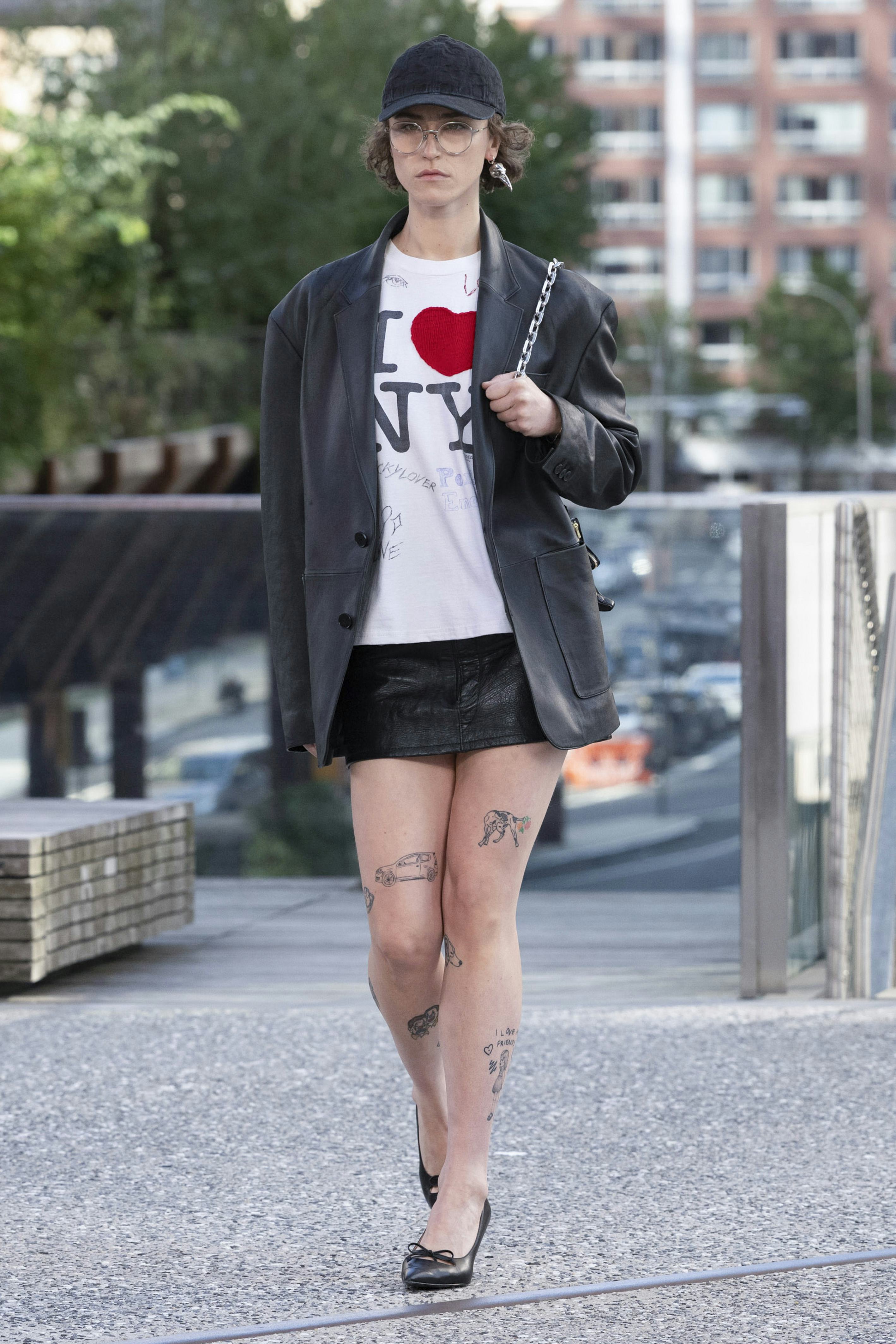 A model walks the runway during the Coach Ready to Wear Spring/Summer 2025 fashion show as part of t&hellip;