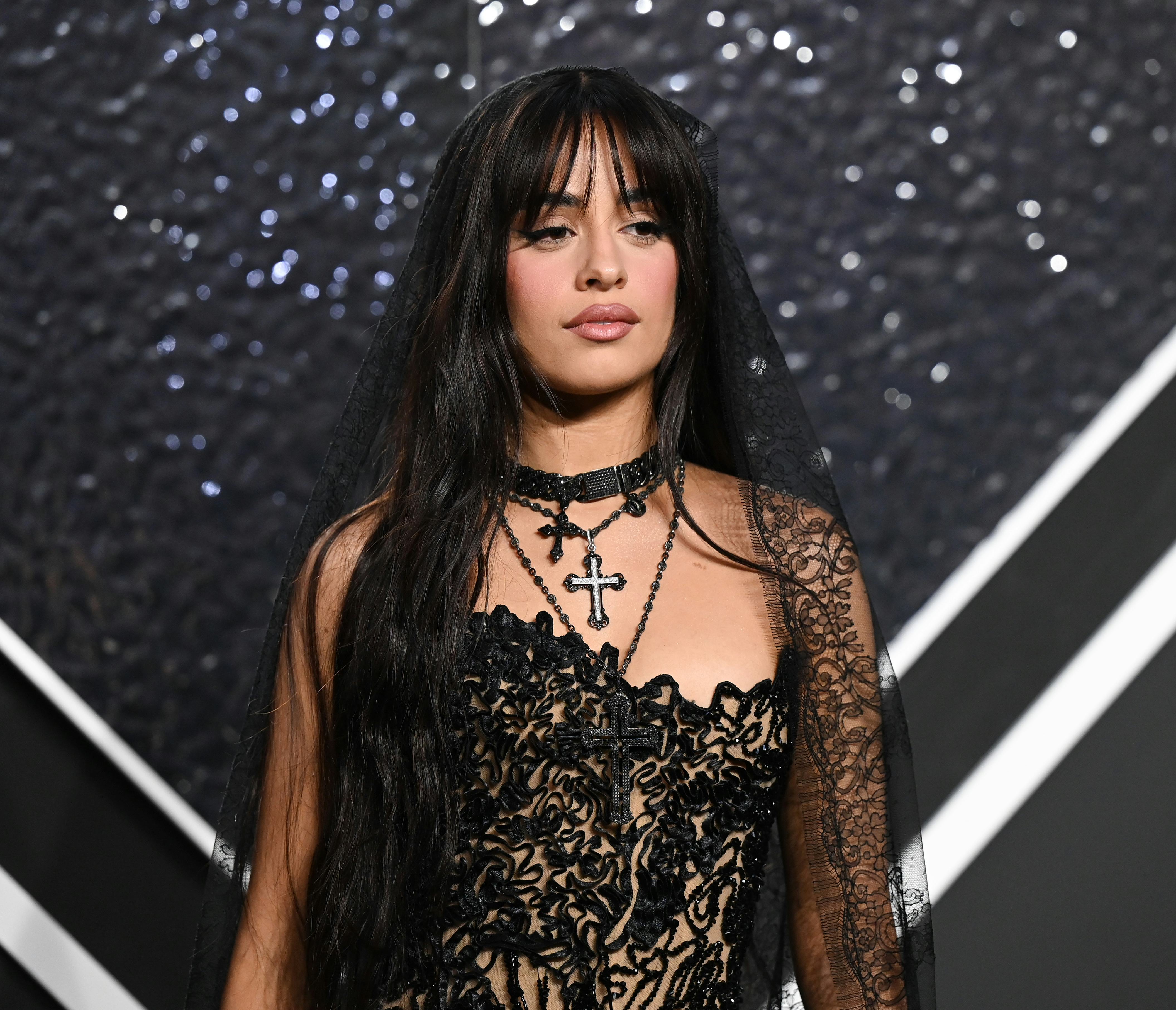 Camila Cabello wore an asymmetrical LBD at the VMAs after party.