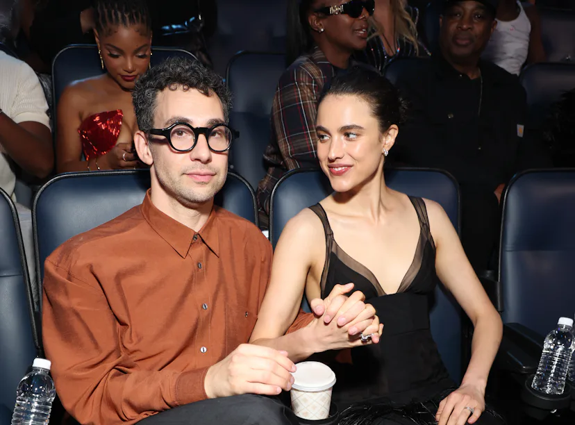 Jack Antonoff and Margaret Qualley at the 2024 MTV Video Music Awards