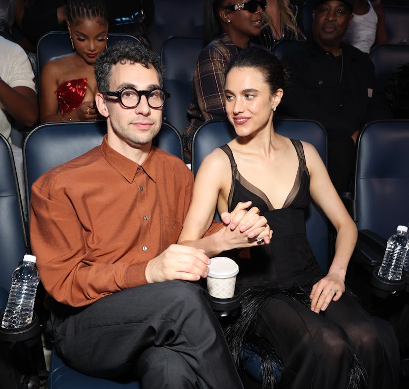 Jack Antonoff and Margaret Qualley at the 2024 MTV Video Music Awards