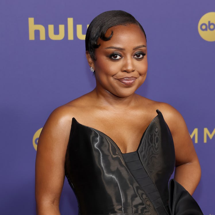 LOS ANGELES, CALIFORNIA - SEPTEMBER 15: Quinta Brunson attends the 76th Primetime Emmy Awards at Pea...