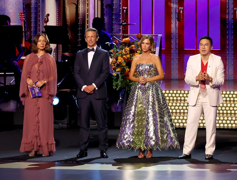 Some of the best tweets about the 2024 Emmys related to Maya Rudolph, Seth Meyers, Kristen Wiig, and…