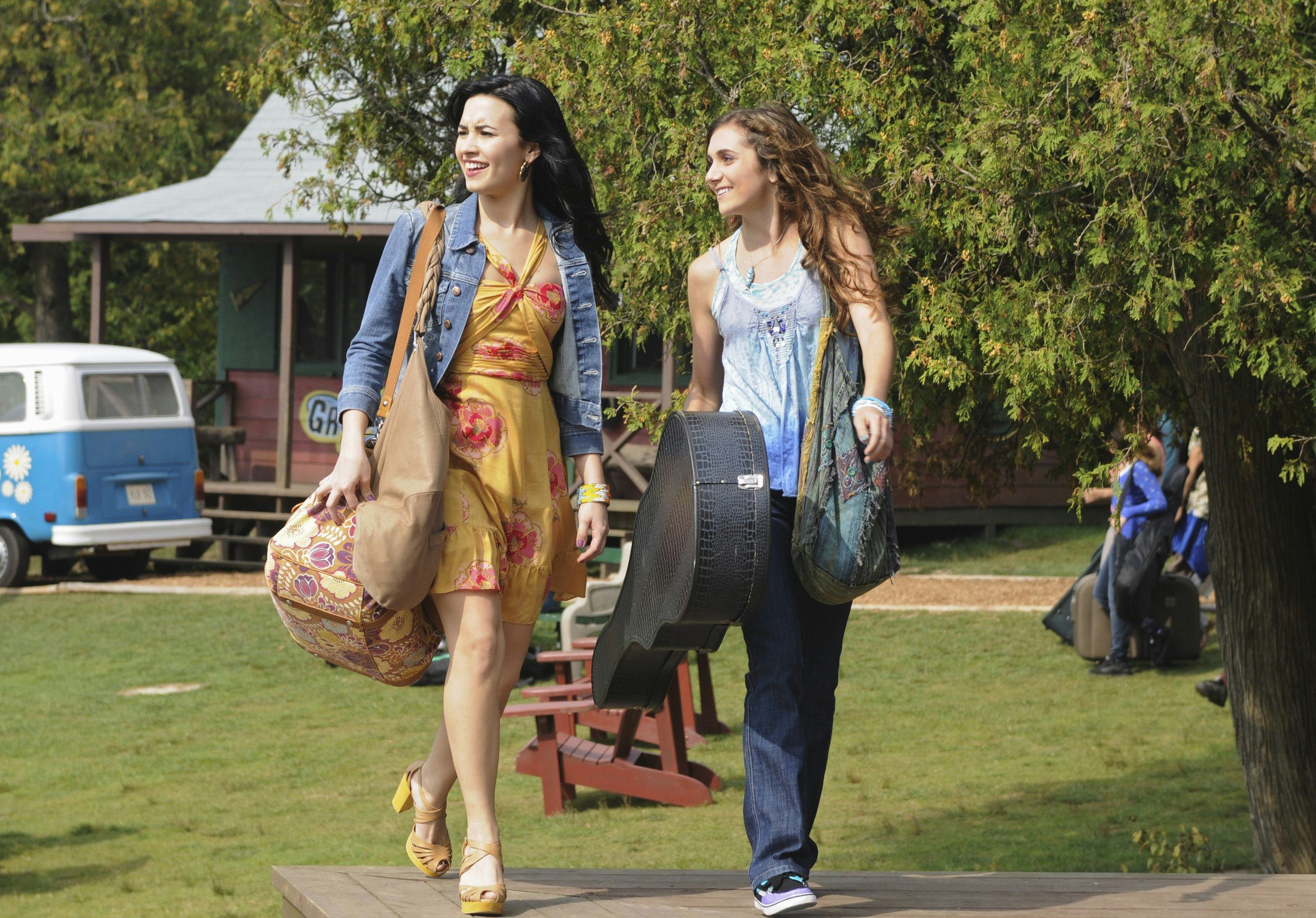 Demi Lovato and Alyson Stoner in &lsquo;Camp Rock 2&rsquo;