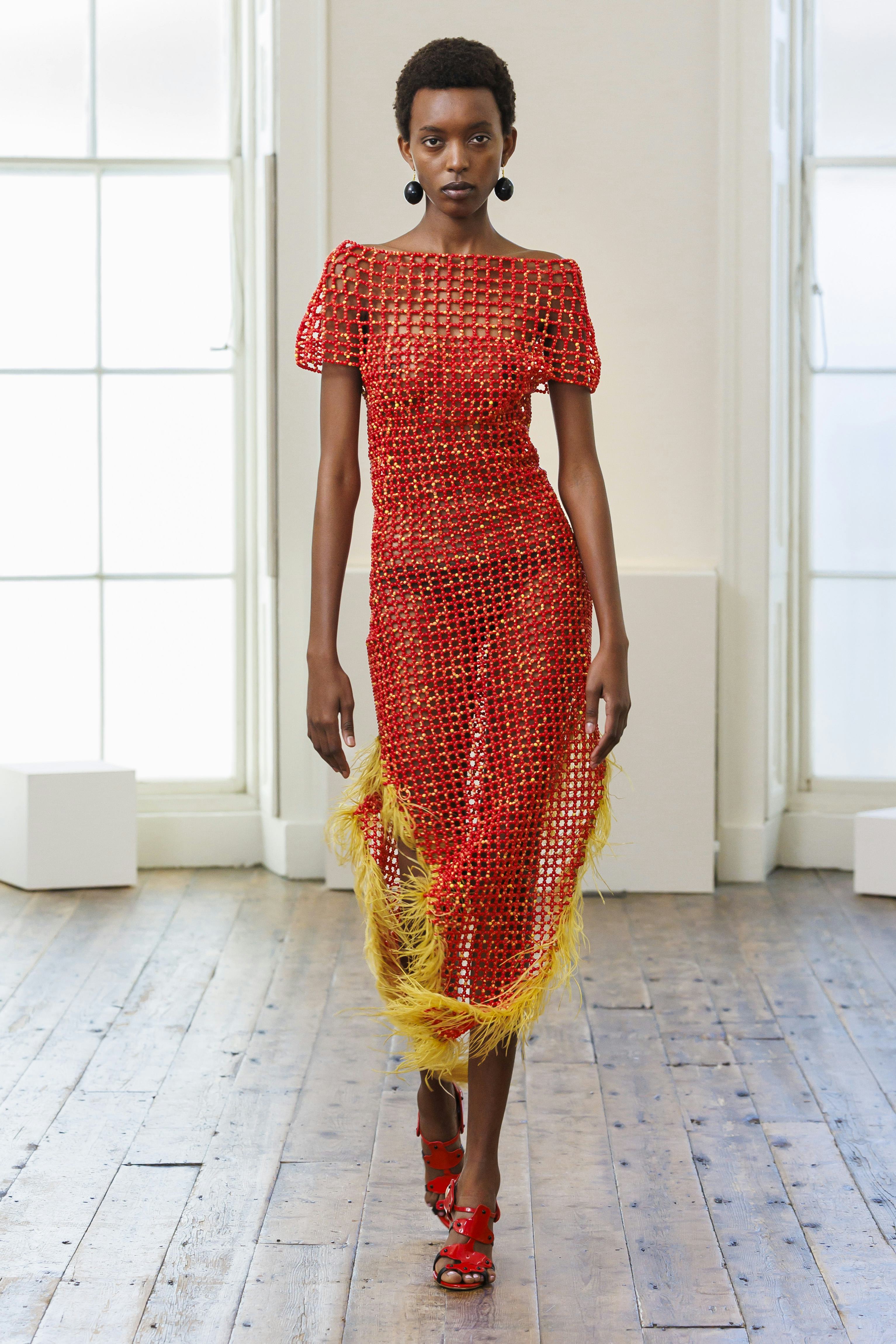 A model walks the runway at the Feben fashion show during London Fashion Week September 2024 Spring/&hellip;
