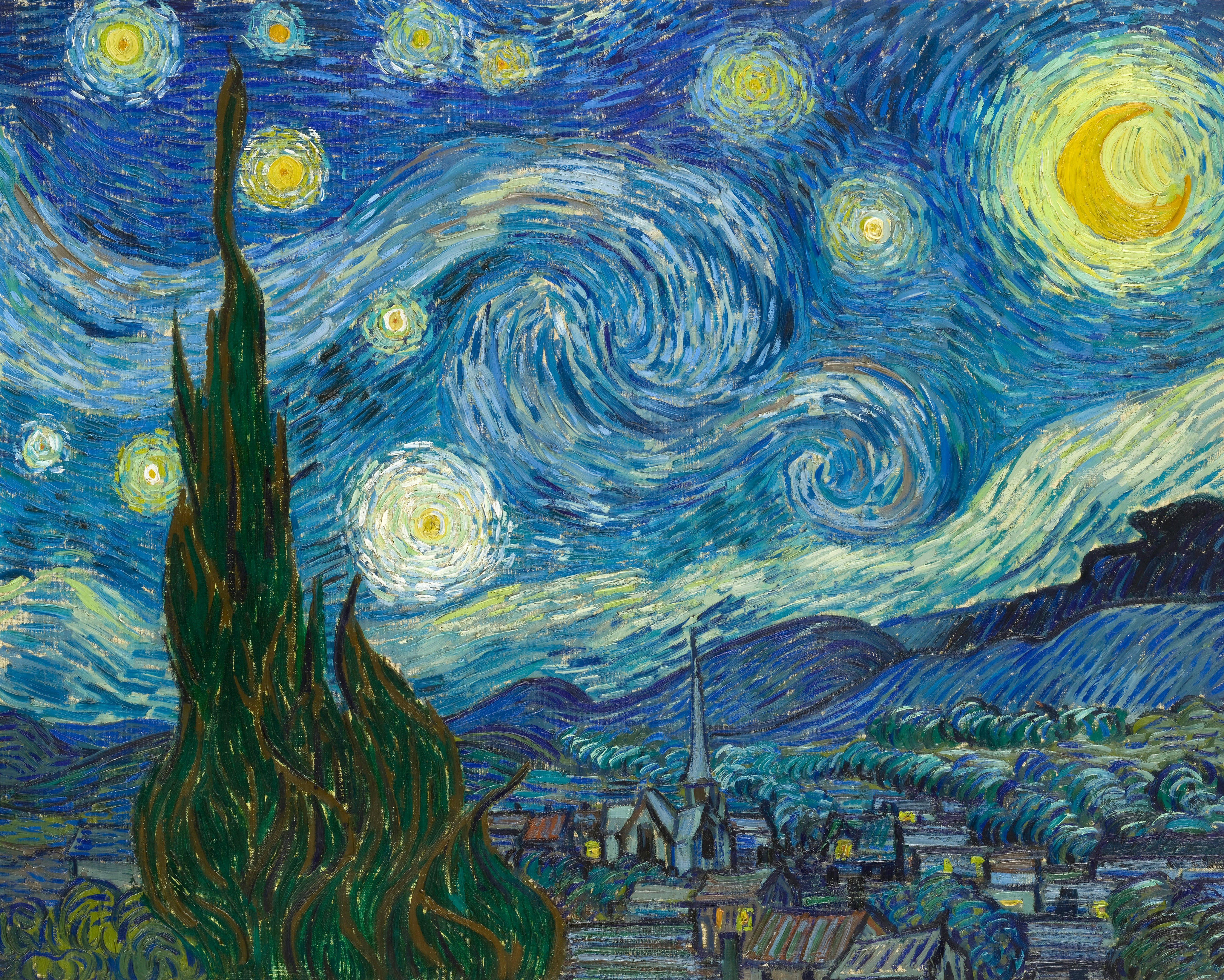 This Iconic Feature in van Gogh’s “The Starry Night” Contains A Strange Physics Phenomenon