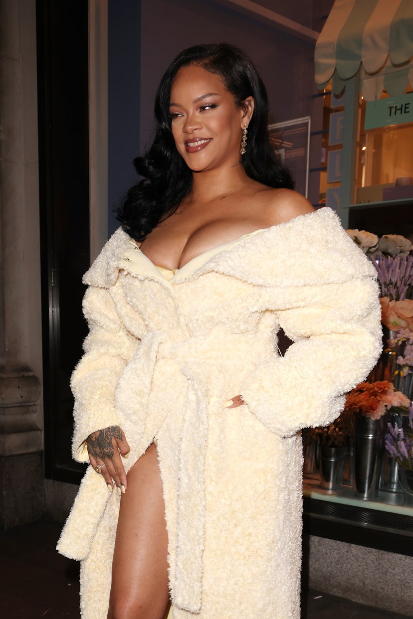 Rihanna is seen at the Launch of Fenty Hair at Selfridges on September 16, 2024 in London, England.