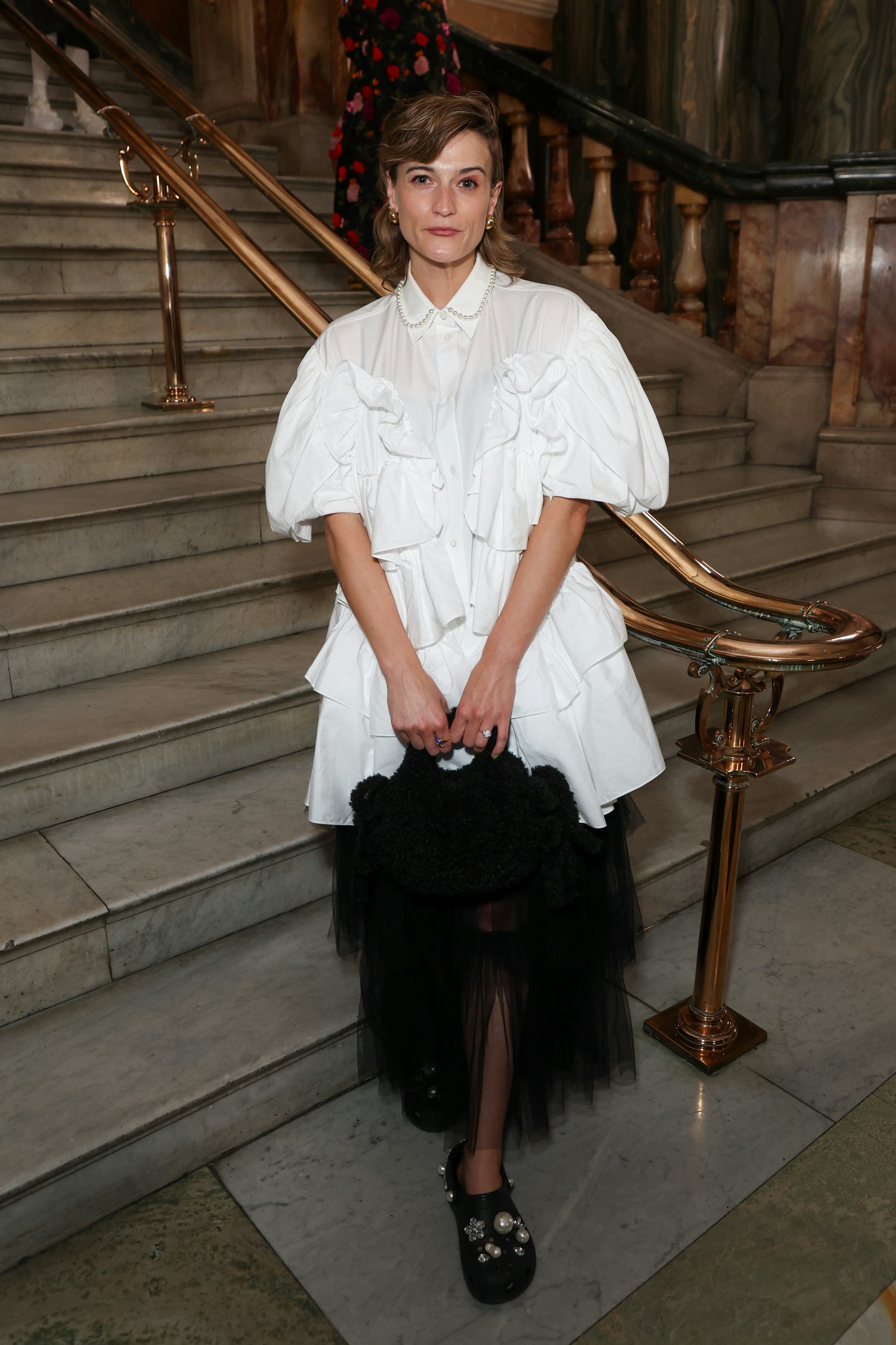 LONDON, ENGLAND - SEPTEMBER 15: Maria Joana attends the Simone Rocha show during London Fashion Week&hellip;