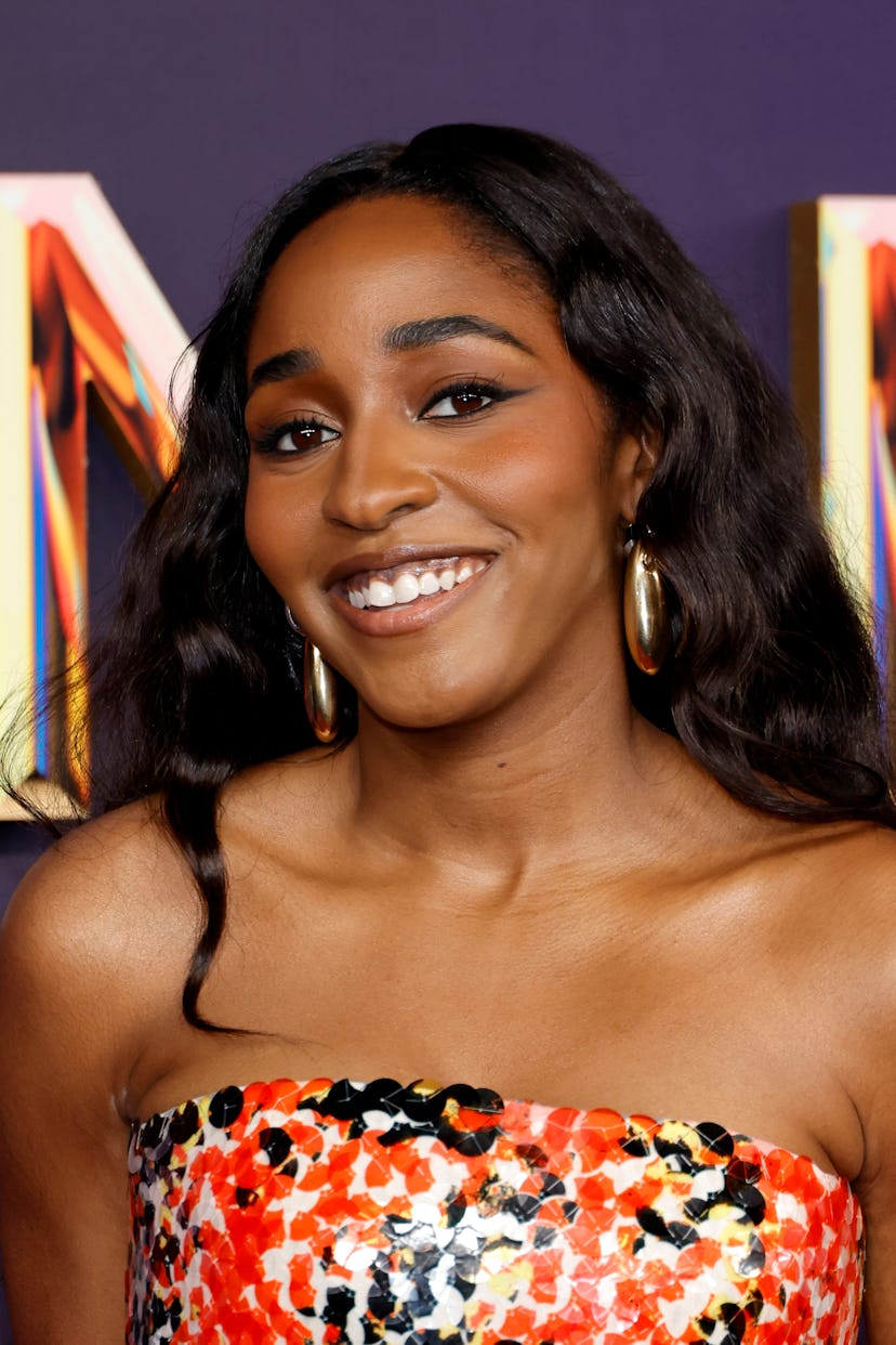 LOS ANGELES, CALIFORNIA - SEPTEMBER 15: Ayo Edebiri attends the 76th Primetime Emmy Awards at Peacoc...