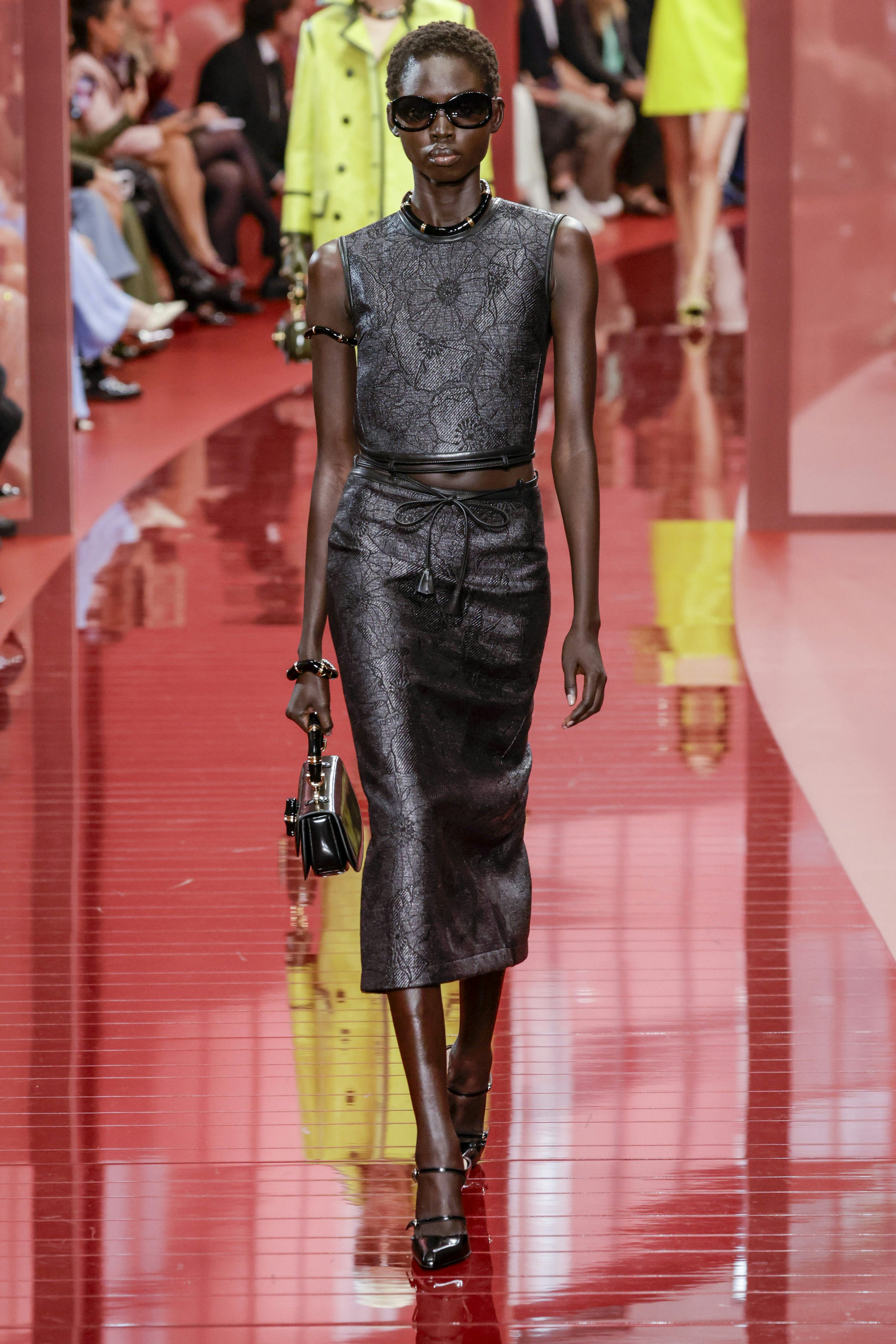 Gucci's Spring/Summer 2025 Show Brought '60s Mod Style To Present Day