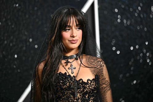 US-Cuban singer-songwriter Camila Cabello attends the MTV Video Music Awards at UBS Arena in Elmont,...