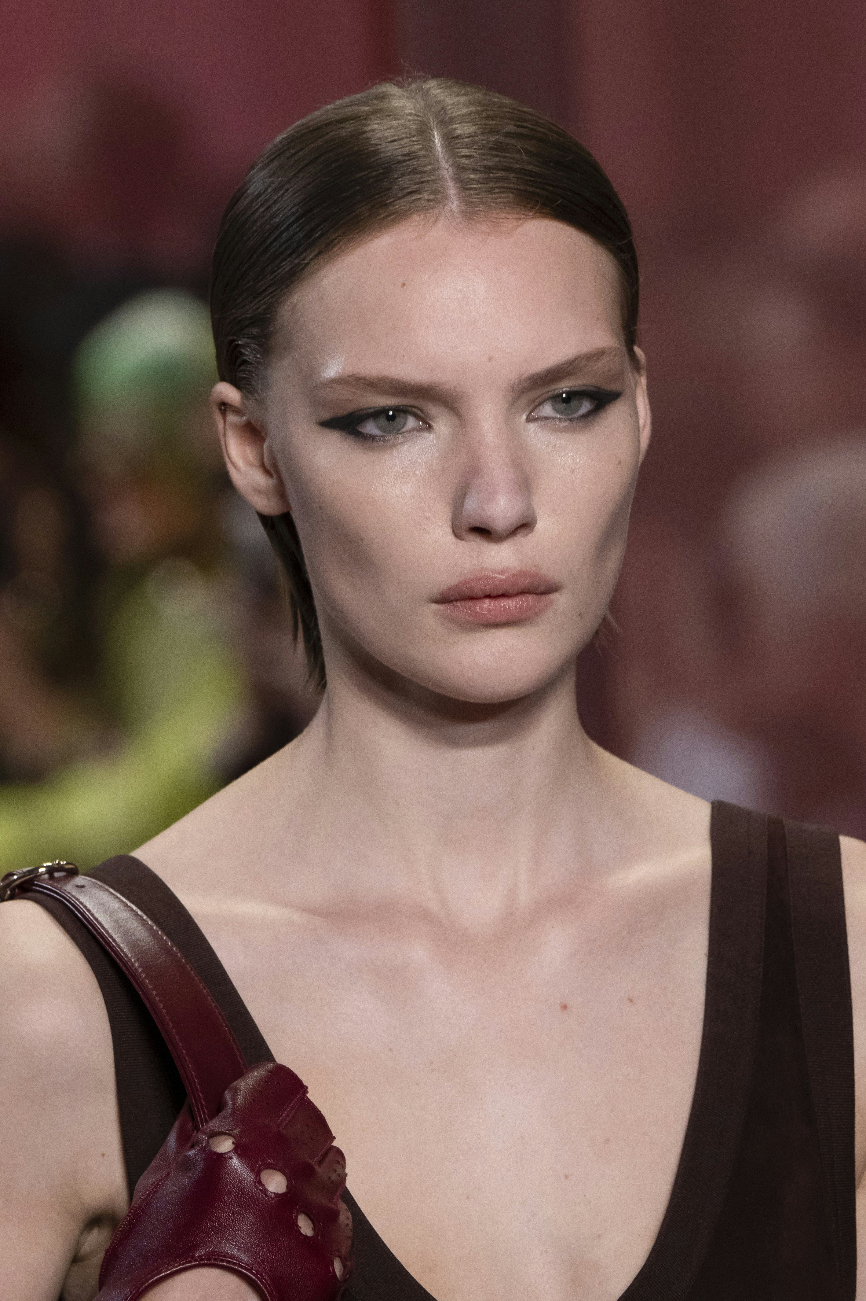 Bold cat eyes were spotted at Milan Fashion Week S/S 2025.