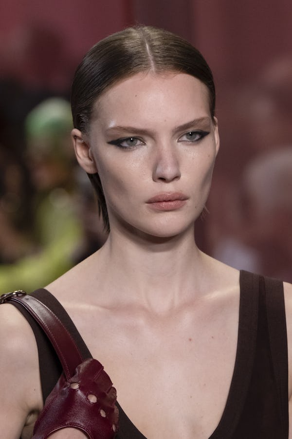 Bold cat eyes were spotted at Milan Fashion Week S/S 2025.