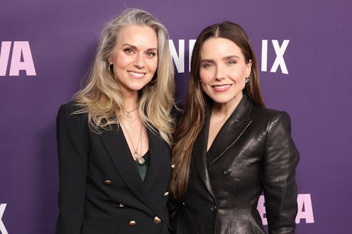 NEW YORK, NEW YORK - MARCH 07: Hilarie Burton and Sophia Bush attend the Netflix "Girls5eva" season ...