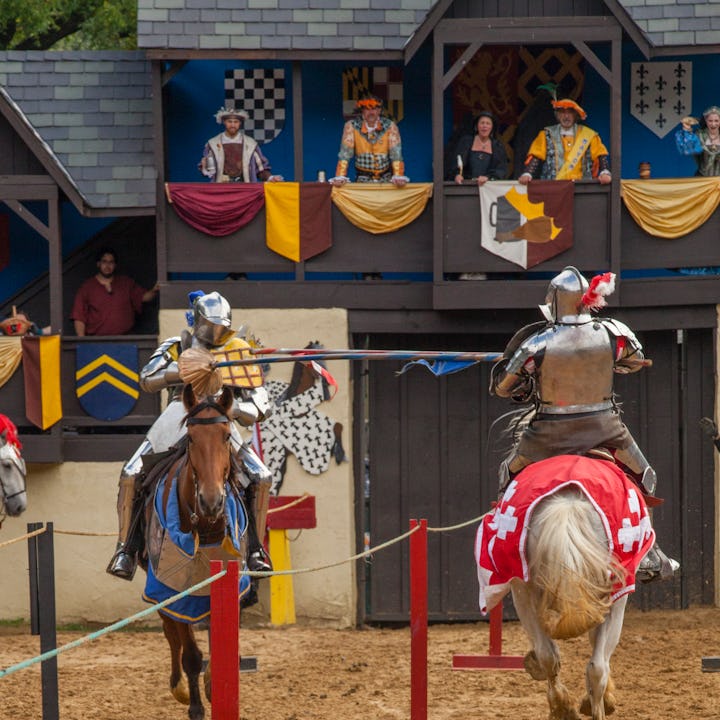 Knights Jousting at Maryland Renaissance Festival