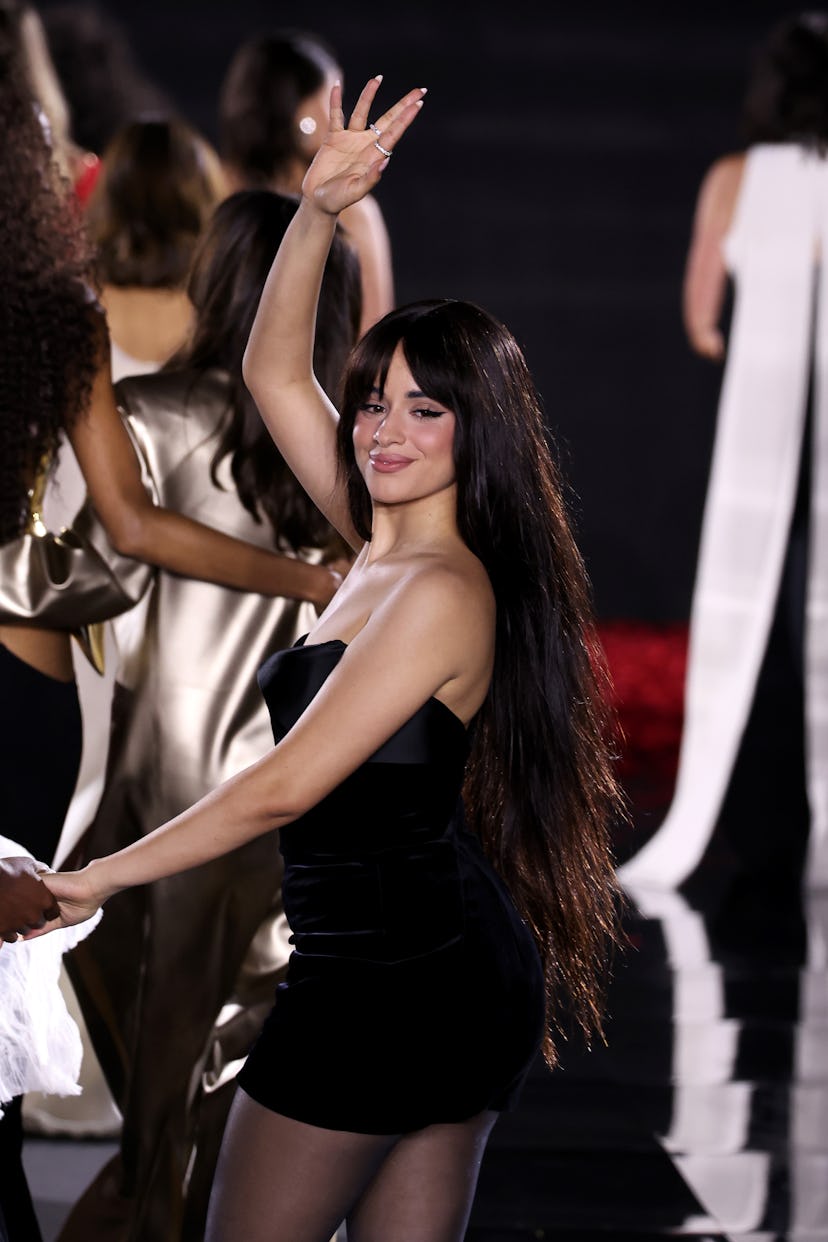 PARIS, FRANCE - SEPTEMBER 23: Camila Cabello walks the runway during "Le Défilé L'Oréal Paris – Walk...