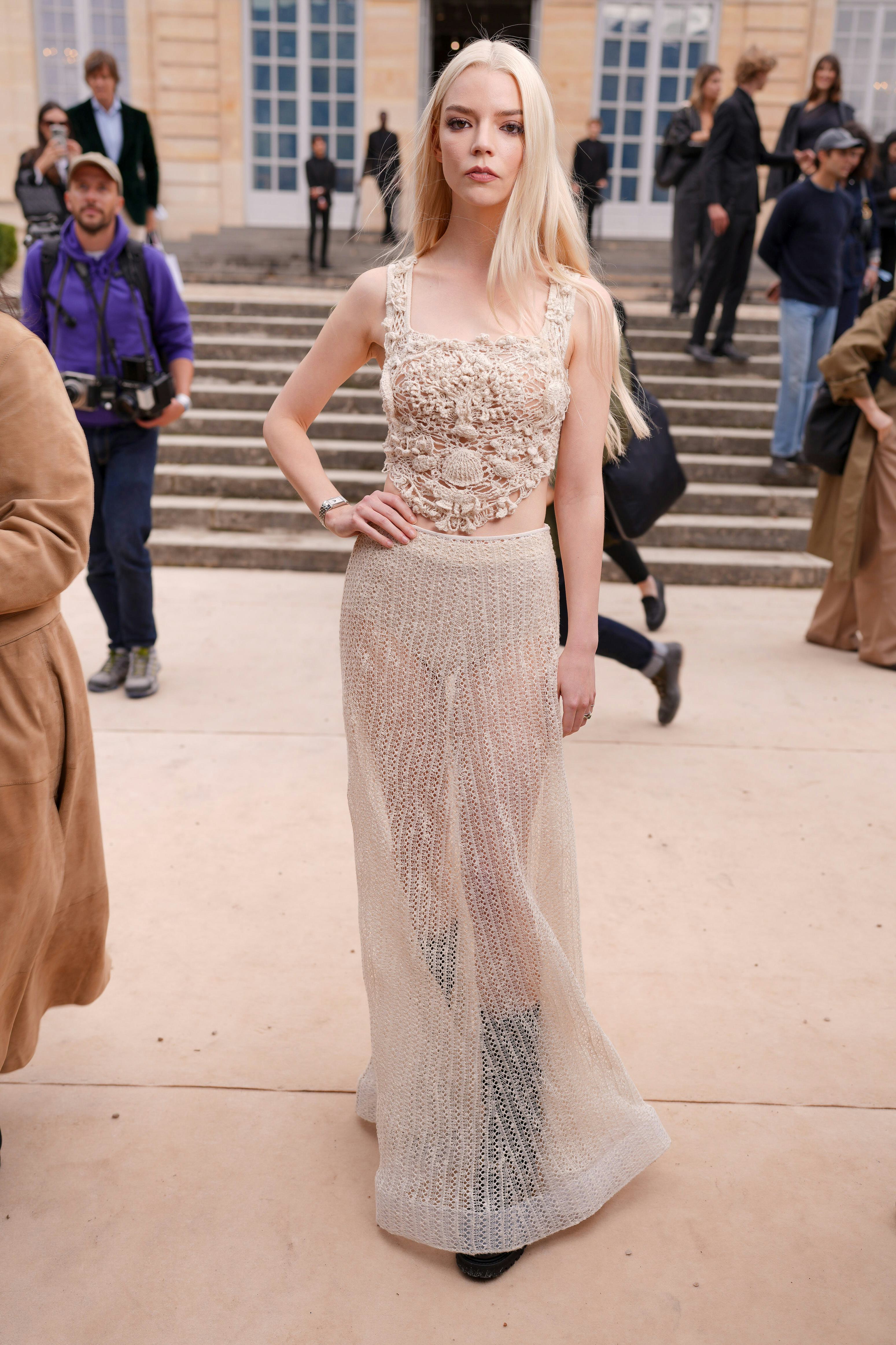 Anya Taylor-Joy at Christian Dior RTW Spring 2025 as part of Paris Ready to Wear Fashion Week held a&hellip;