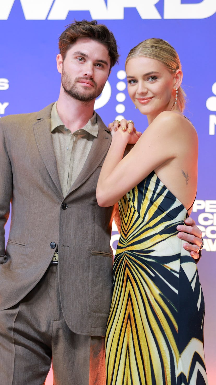Kelsea Ballerini and Chase Stokes at the People's Choice Country Awards