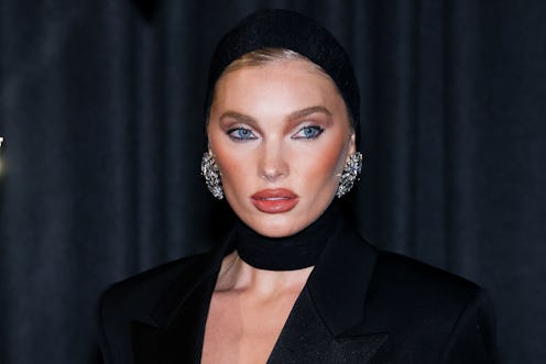 Elsa Hosk attends the Saint Laurent Womenswear Spring-Summer 2025 show as part of Paris Fashion Week...