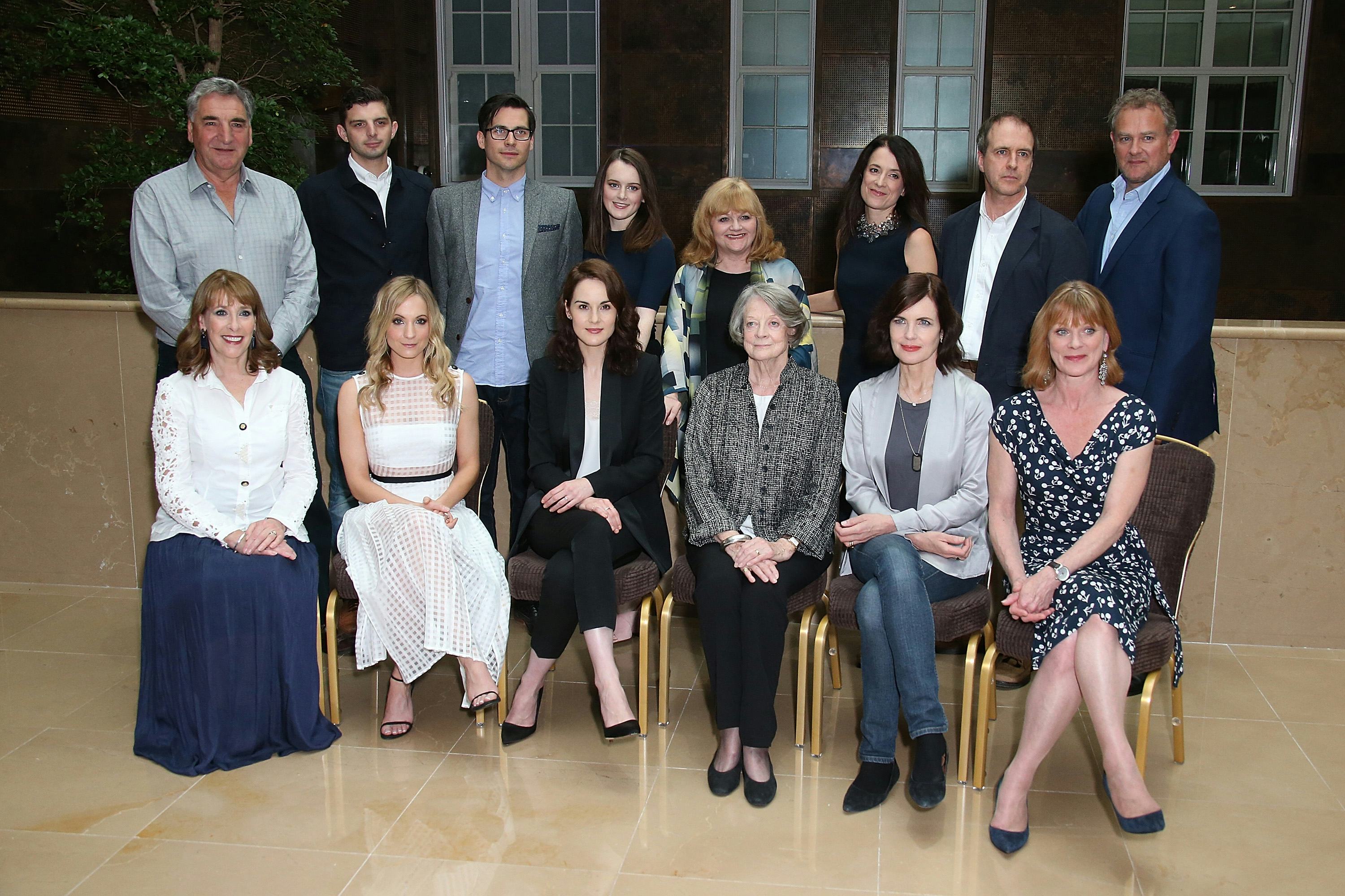 The cast of Downton Abbey.