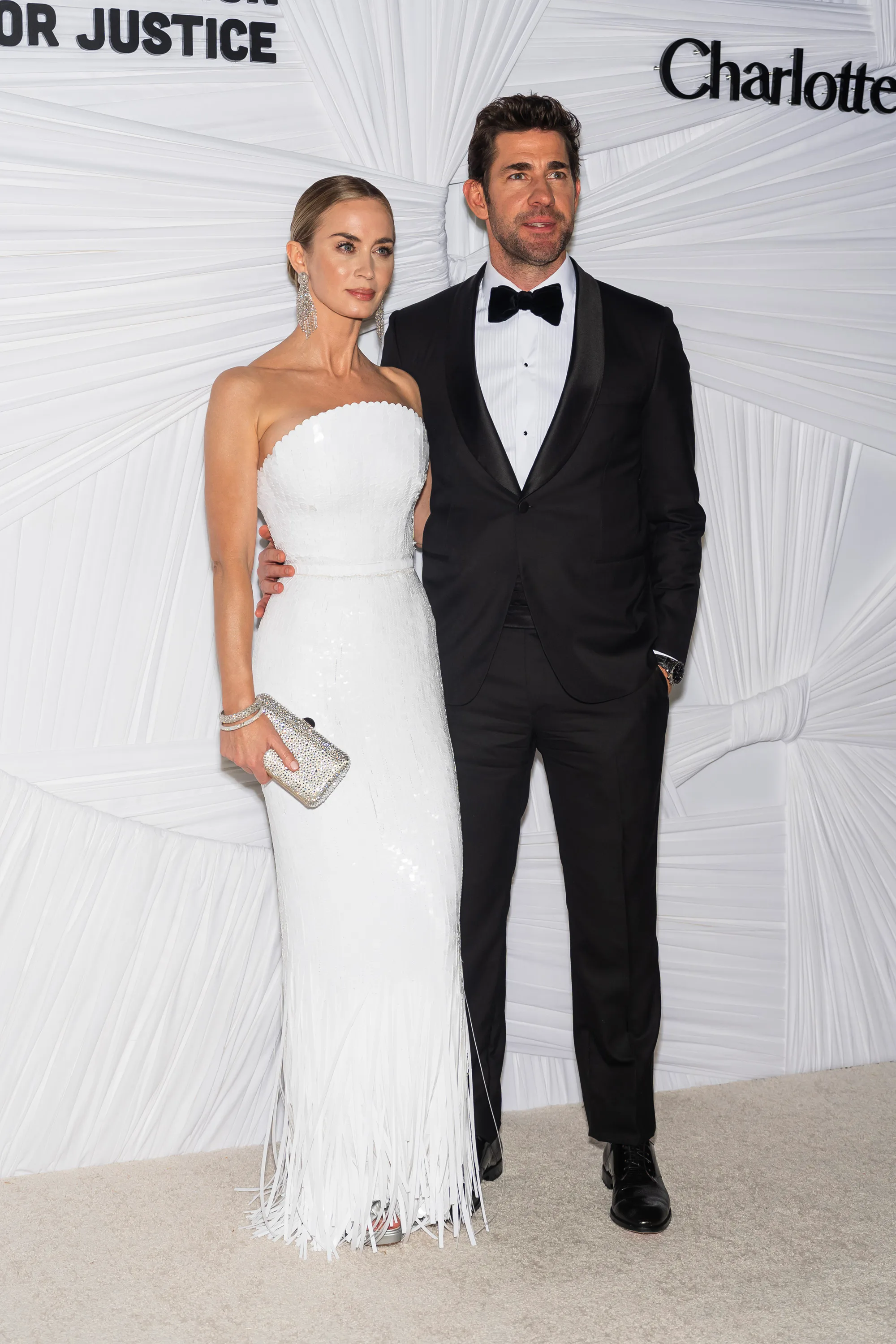 Amal Clooney's Plunging Velvet Gown and Red Lip Are Old Hollywood Personified Amal Clooney's Plunging Velvet Gown and Red Lip Are Old Hollywood Personified