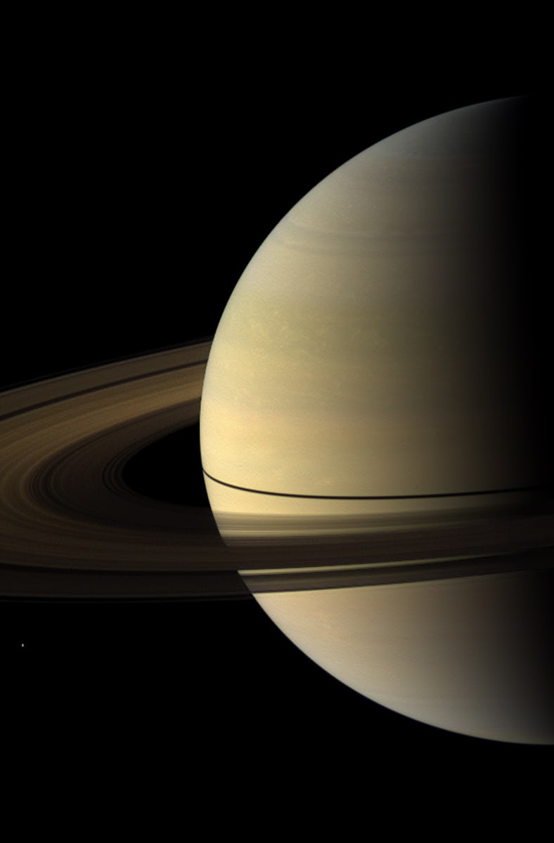It's like a seven-ring circus in the night sky.