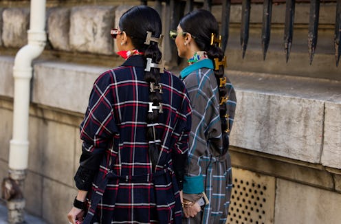 paris fashion week spring/summer 2025 street style beauty looks