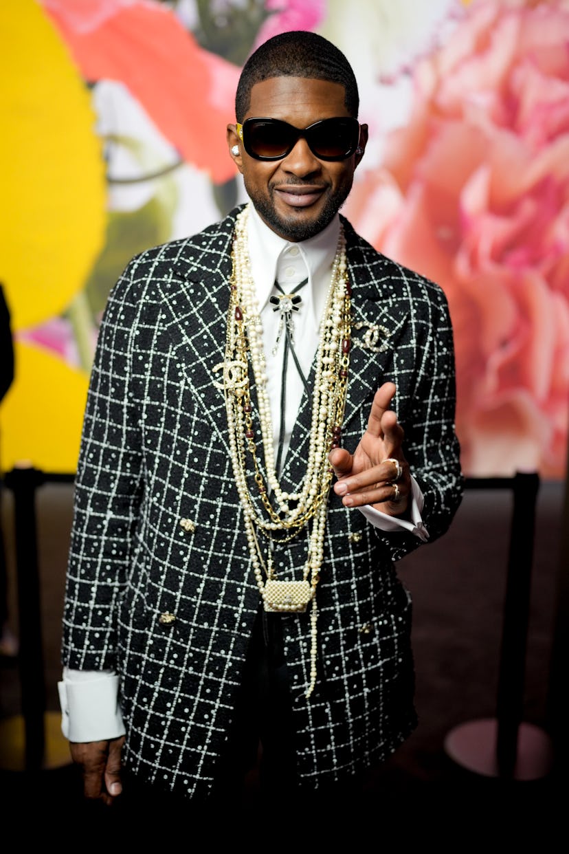 Usher at the Chanel ready-to-wear Spring 2024 held at Grand Palais Ephémère on October 3, 2023 in Pa...