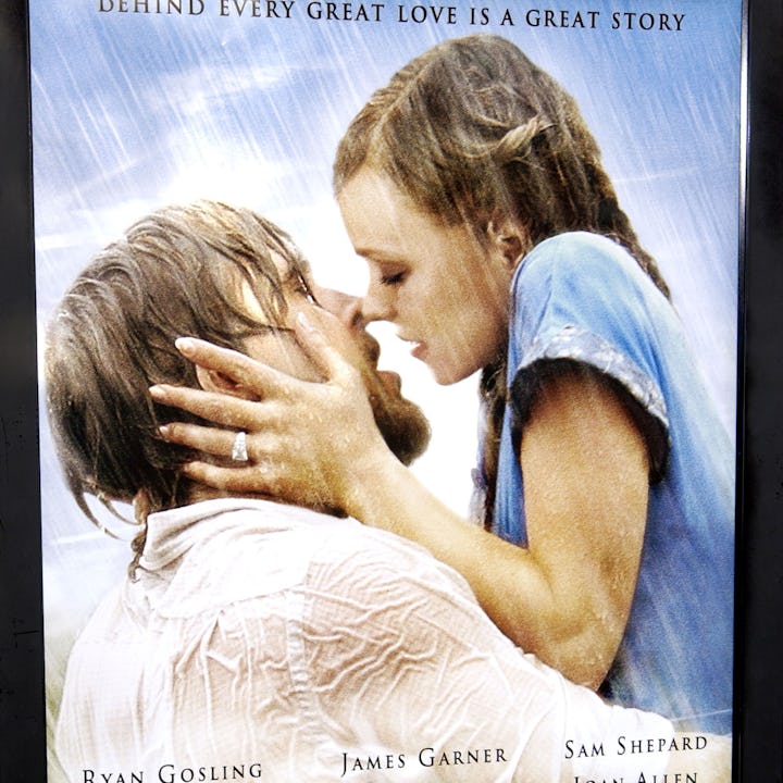 "The Notebook" movie poster during "The Notebook" New Line Cinema Los Angeles Premiere at Mann Villa...