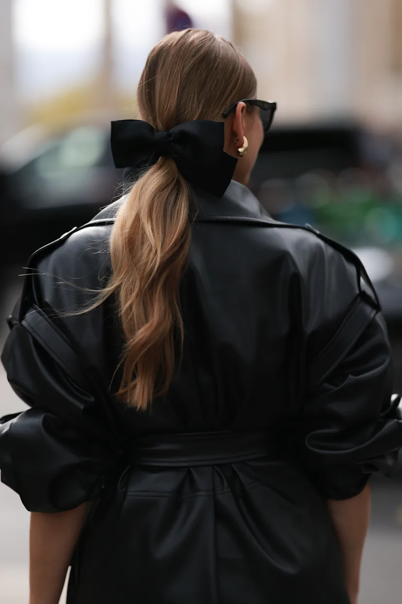 paris fashion week spring/summer 2025 street style beauty looks