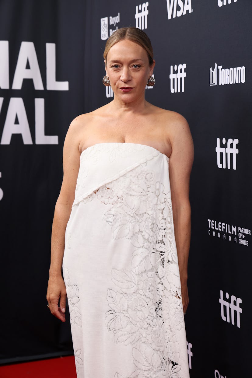 TORONTO, ONTARIO - SEPTEMBER 05: Chloë Sevigny attends the premiere of "Bonjour Tristesse" during th...