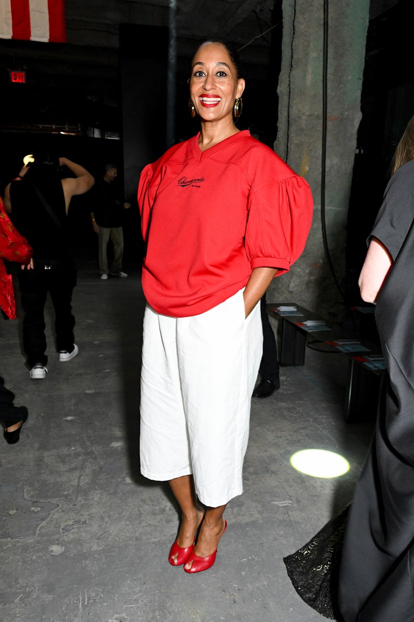 Tracee Ellis Ross at Willy Chavarria RTW Spring 2025 as part of New York Ready to Wear Fashion Week ...