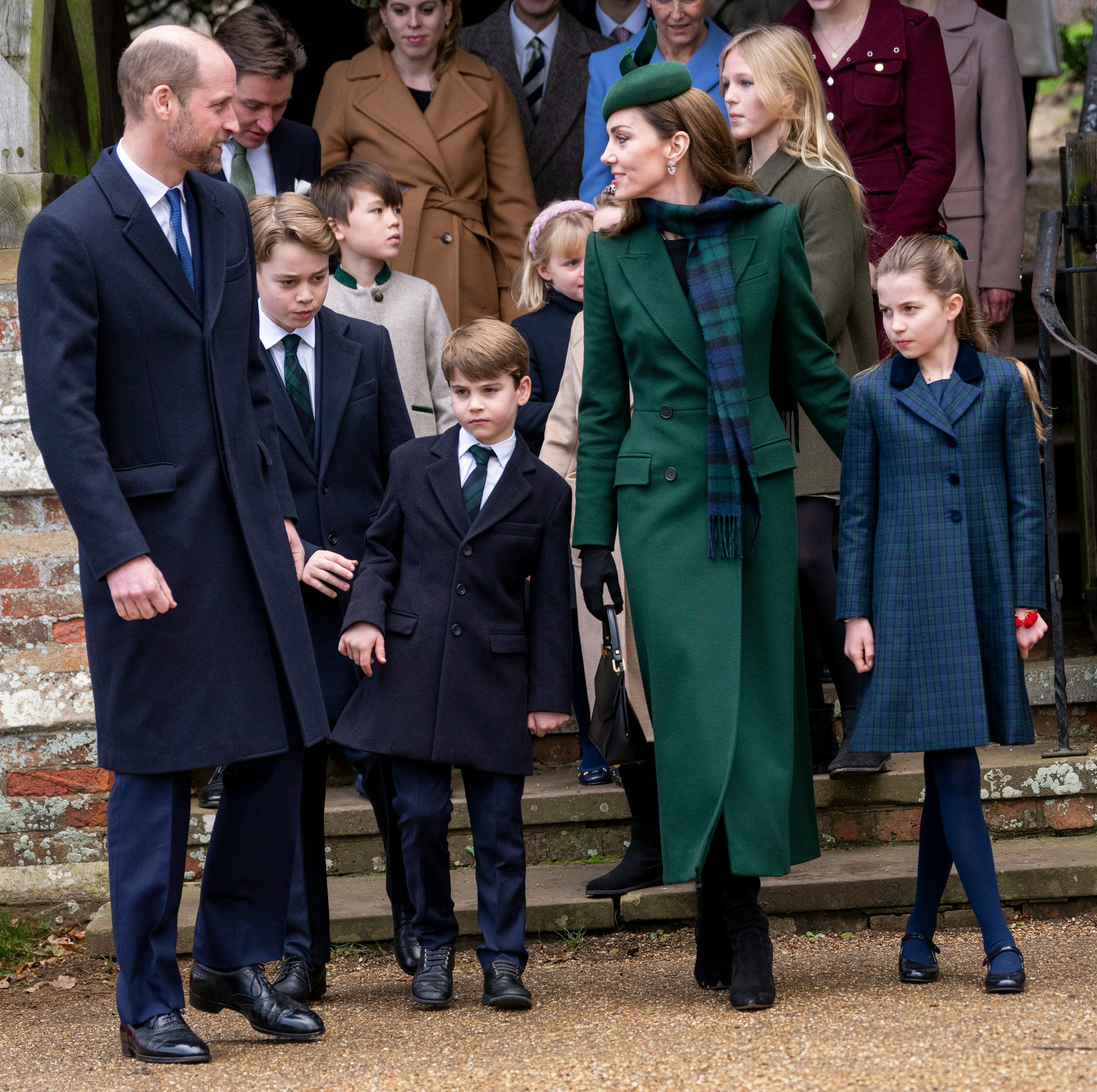 Prince William, Prince of Wales and Catherine, Princess of Wales with Prince George of Wales, Prince&hellip;