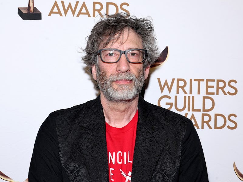 NEW YORK, NEW YORK - APRIL 14: Neil Gaiman attends the 2024 Writers Guild Awards New York Ceremony o...