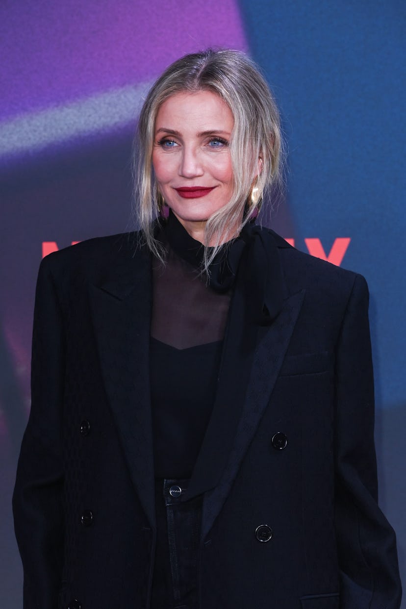 BERLIN, GERMANY - JANUARY 15: Cameron Diaz attends a premiere of the movie "Back In Action" at Zoo P...