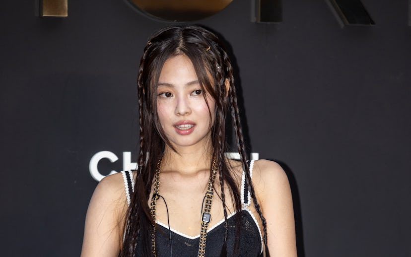 SEOUL, SOUTH KOREA - July 03: Jennie Kim of BLACKPINK attends CHANEL Coco Crush pop-up photowall eve...