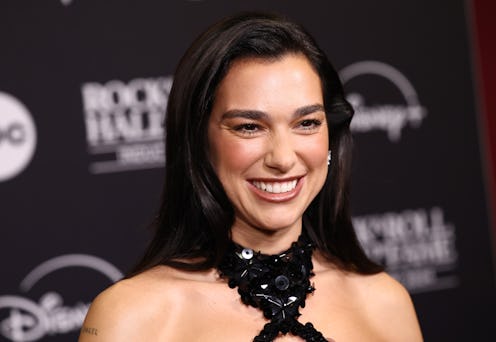 CLEVELAND, OHIO - OCTOBER 19: Dua Lipa attends the 2024 Rock & Roll Hall Of Fame Induction Ceremony ...