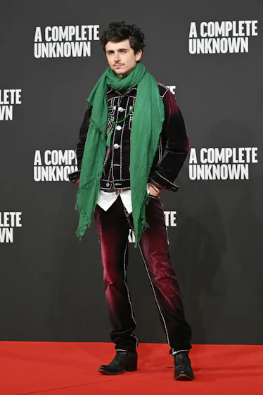 All Of Timothée Chalamet’s ‘A Complete Unknown’ Premiere Looks