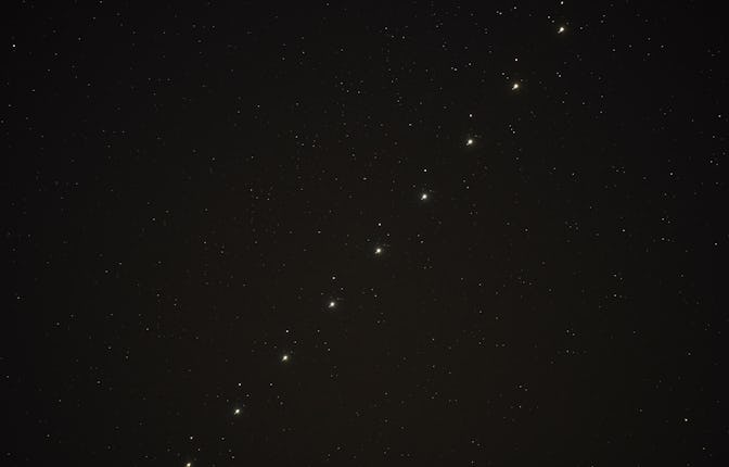 (EDITOR'S NOTE: Image is a composition of 9 interval timer photos to show planets rising path) Plane...