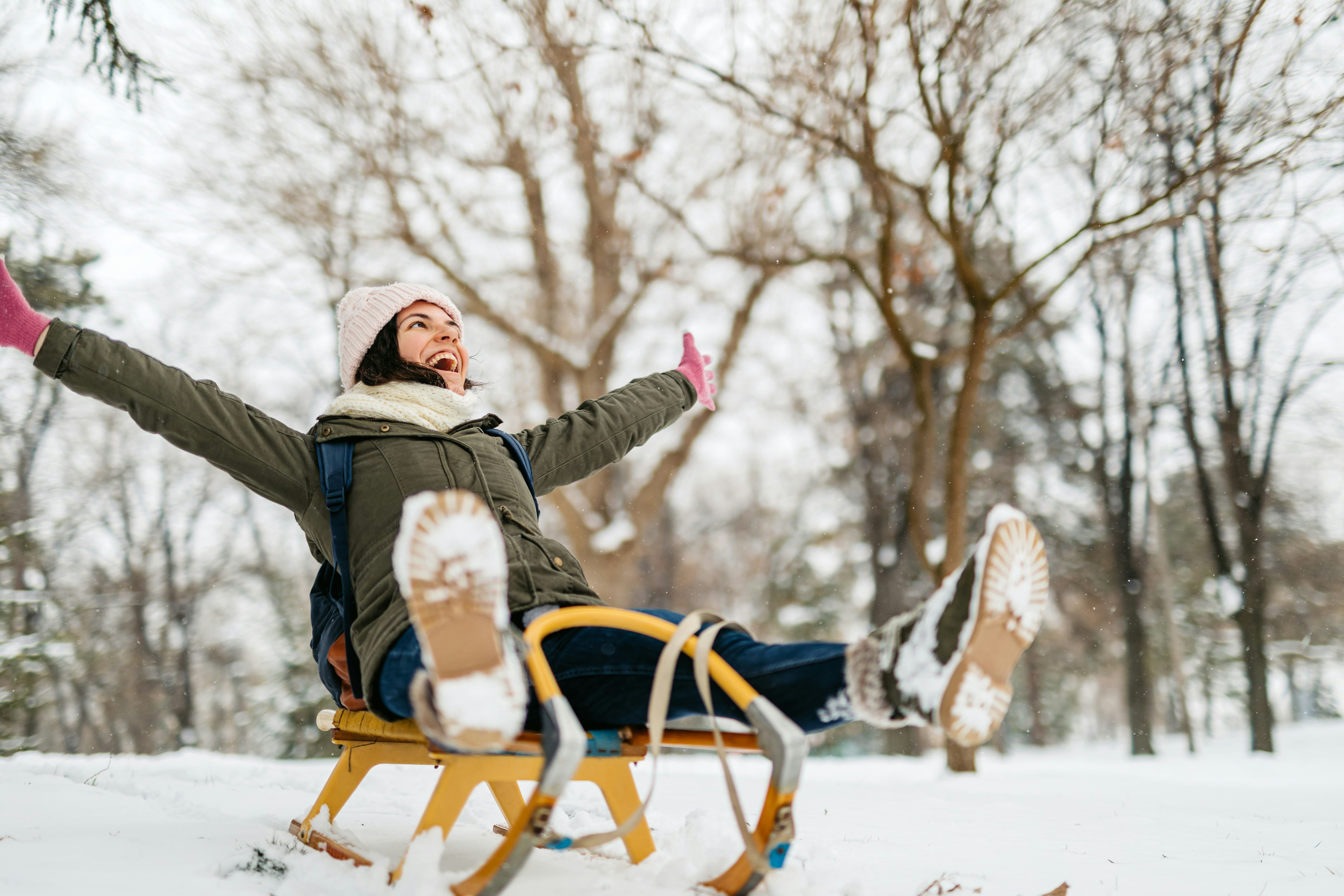 Sagittarius loves the fun of winter.