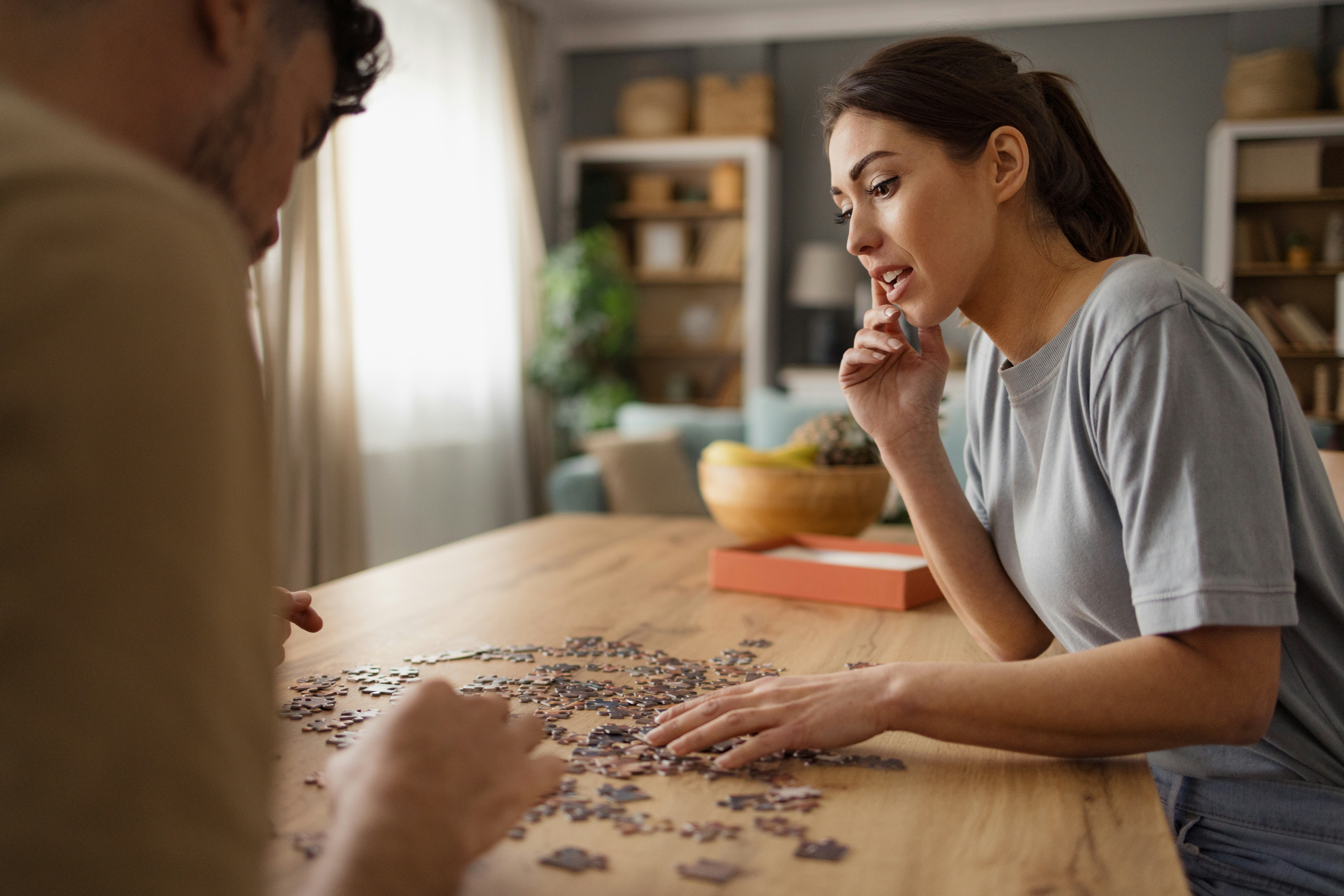 Gemini would enjoy doing puzzles.