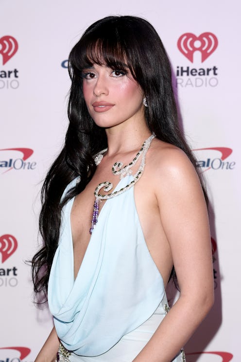 Camila Cabello wore sporty chaps on stage.