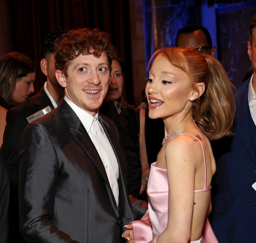 Ethan Slater celebrated Ariana Grande's first Oscar nomination on Instagram.