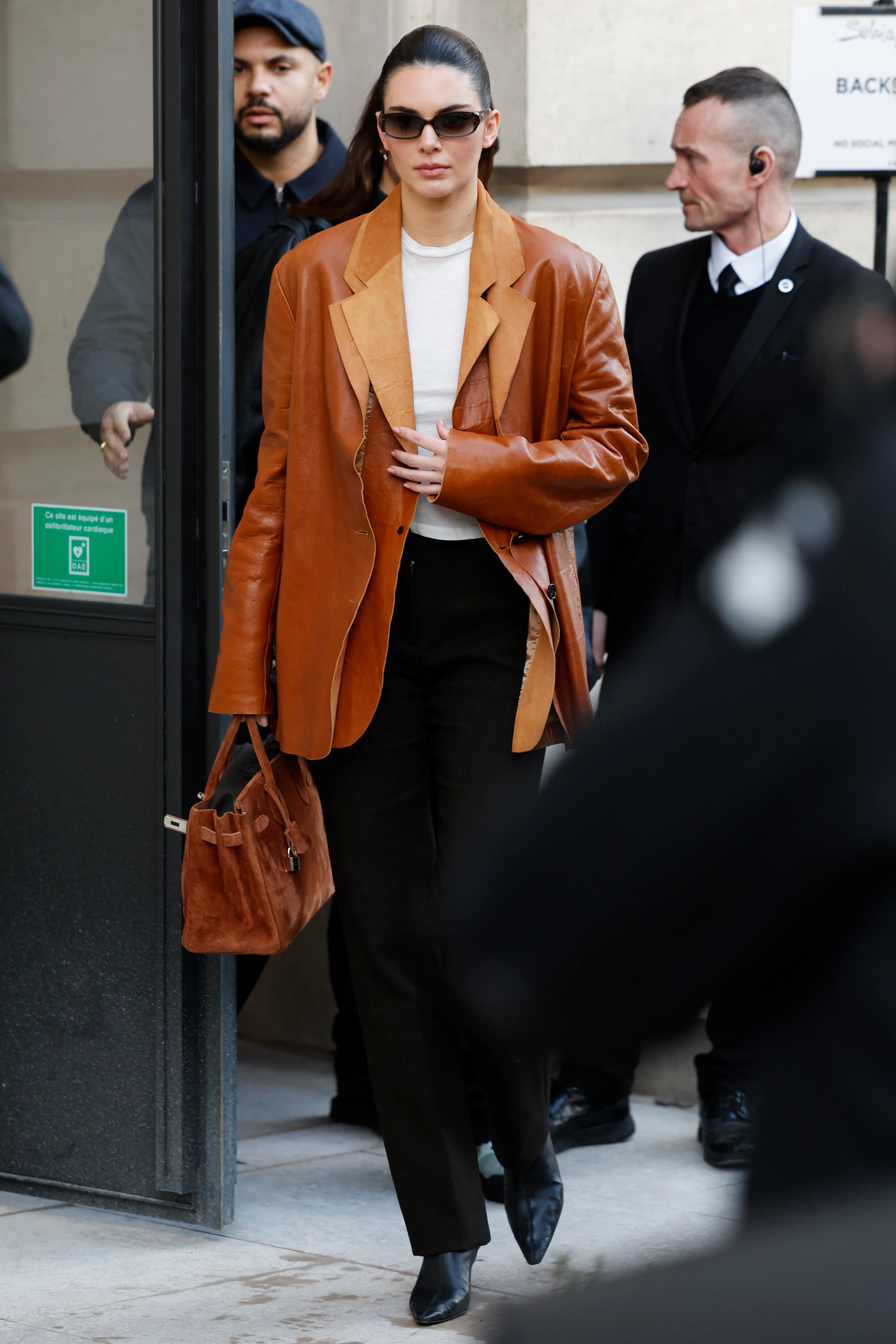 Kendall Jenner Gives a Vintage Skirt Suit a 2025 Finish In Paris