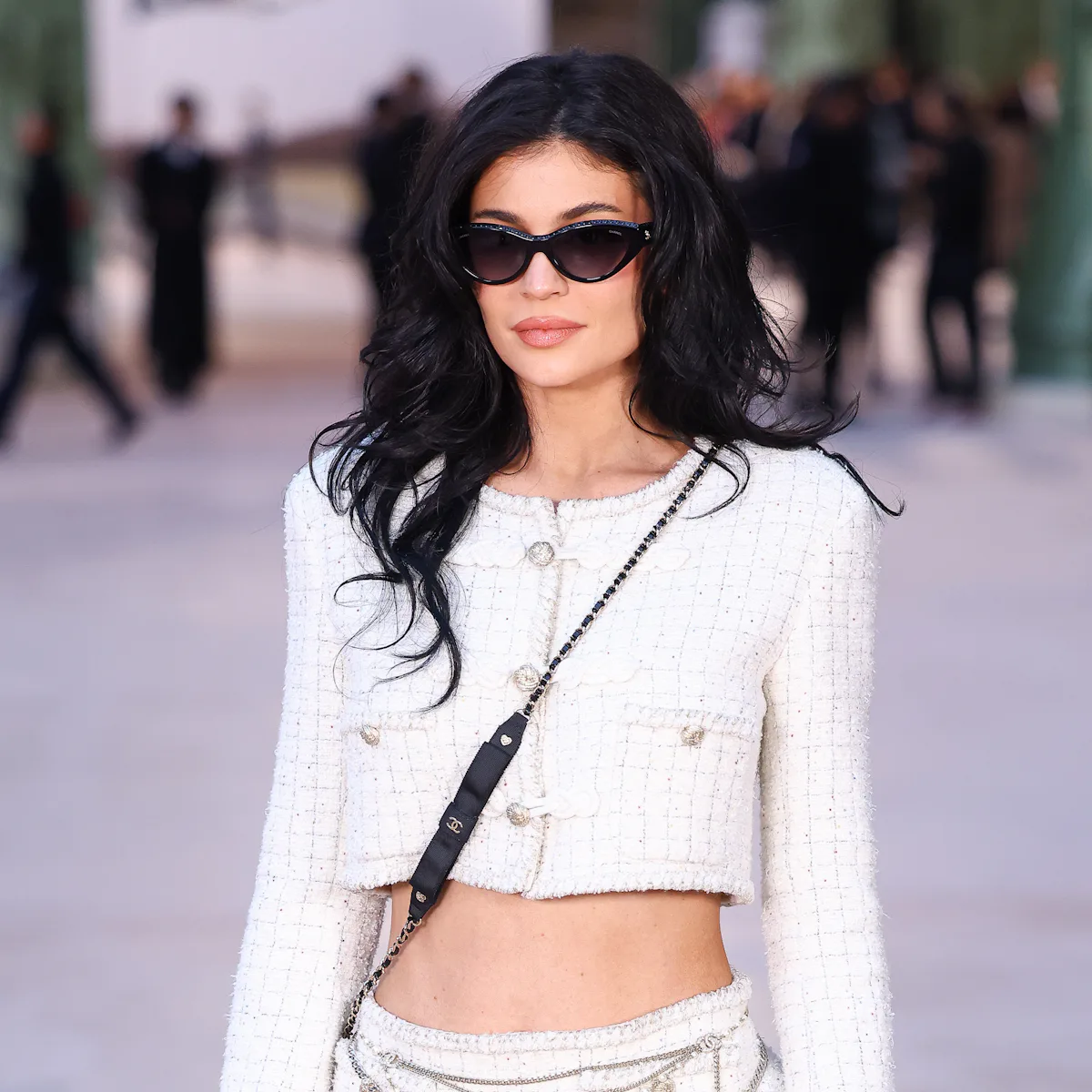 chanel mini dress kylie jenner a chanel black silk georgette mini dress with cut out open back, as seen on kylie jenner, new in store., #chaneldress #chanelminidress