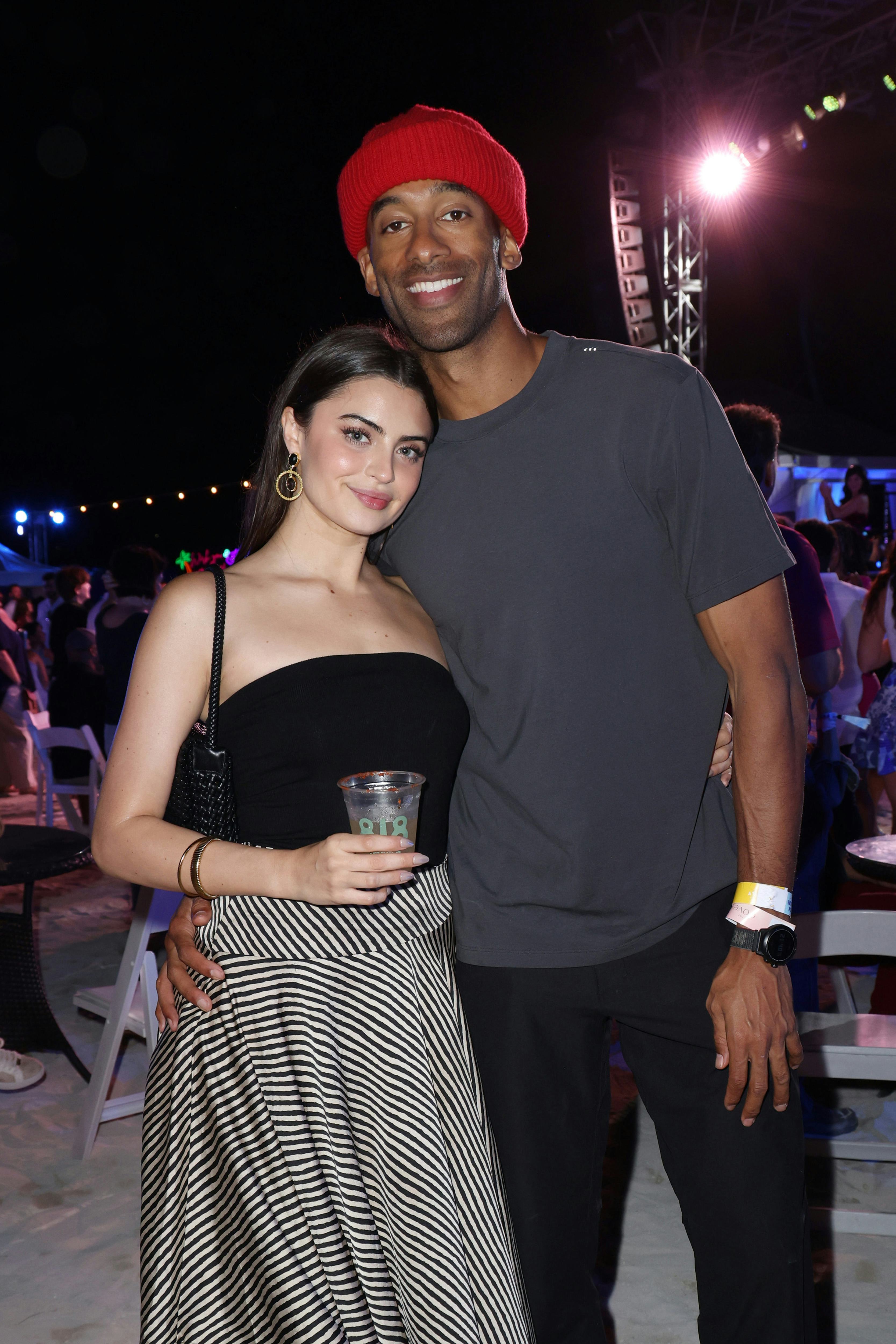 NASSAU, BAHAMAS - MARCH 14: Rachael Kirkconnell and Matt James are seen during Tacos and Tequila wit&hellip;