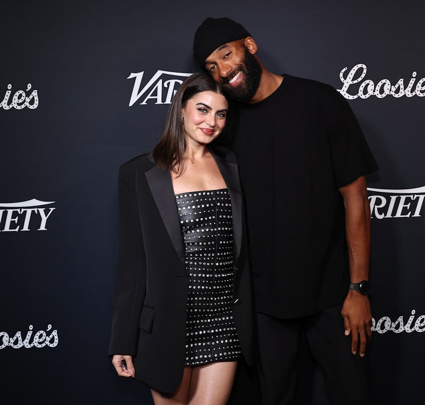 NEW YORK, NEW YORK - OCTOBER 05: Rachael Kirkconnell and Matt James attend Variety, The New York Par...
