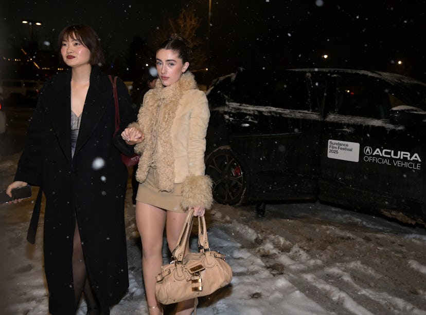 PARK CITY, UTAH - JANUARY 25: Katarina Zhu (L) and Rachel Sennott attend the 2025 Sundance Film Fest…