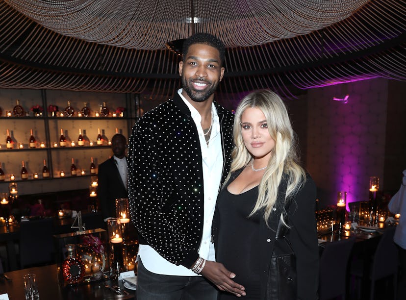 Khloé Kardashian spoke about her decision to let Tristan Thompson in the delivery room during True's...