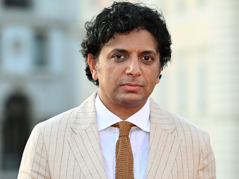 American filmmaker M. Night Shyamalan on the red carpet of Trap film at the Barberini terrace. Rome ...